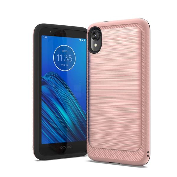 Caso de telefone duro para Foxxed Miro Motorola E6 / G7 Play / Galaxy Note10 / Note10 Pro Híbrido à prova de choque à prova de choque proteção escovado tampa escudo escudo