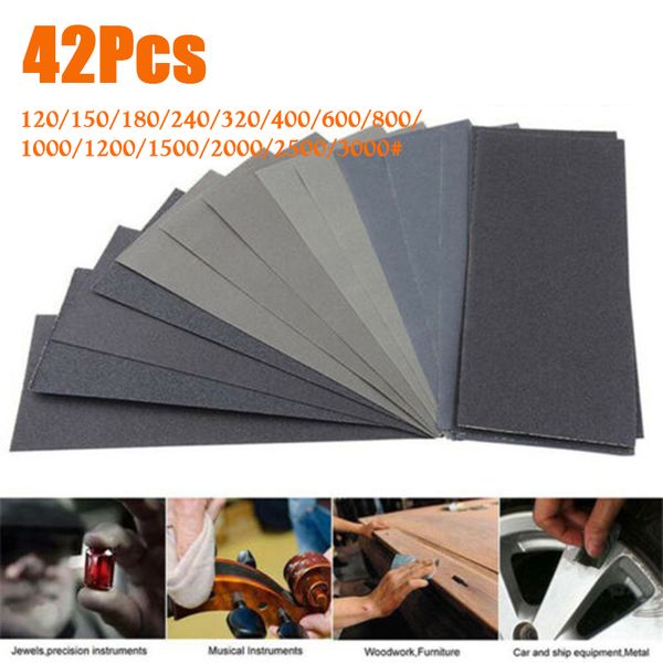 

28/42 pcs 9x3.7inch polishing sanding sponge block pad set sandpaper assorted grit abrasive tools sandpaper sanding discs