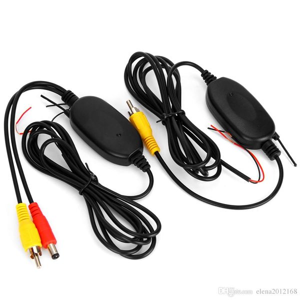 

2.4 ghz wireless rear view camera rca video transmitter & receiver kit for car rearview monitor reverse backup camera cam