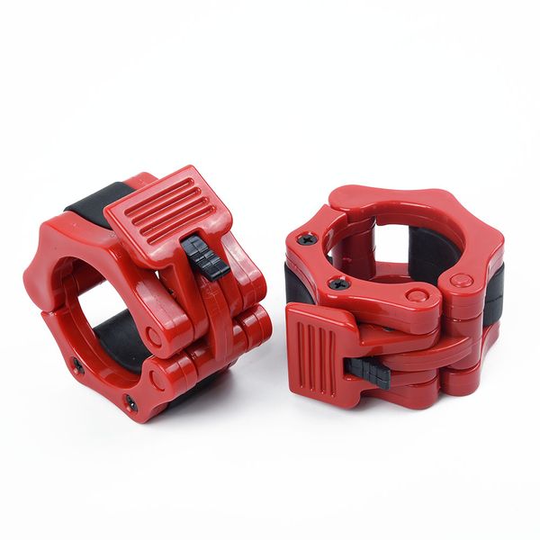 

weightlifting bar quick locks barbell clamp collars rubber fitness gym workout
