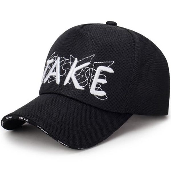 

2020 new summer embroidered baseball cap men and women outdoor travel sunscreen hip hop sunshade hat japanese cap wholesale ktusx, Black;white