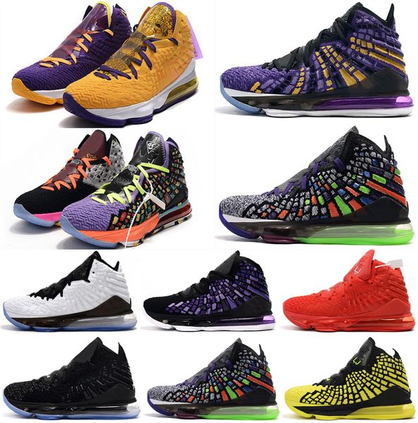 

2020 jumpman men basketball shoes 17 17s xvii black white future red carpet purple yellow 2k mens trainers sport sneaker 7-12, White;red