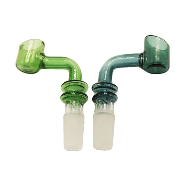 Headshop214 G036 Pipa da fumo 2 anelli Banger Bowl 10mm 14mm 19mm Maschio Femmina Dabber Acqua Bong Ciotole di vetro colorato