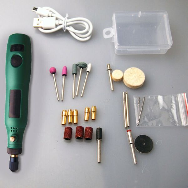 

machine electric grinder set engraving milling polishing carving workshop case mini engraver pen material: abs