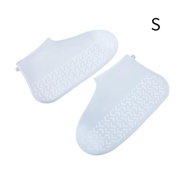 

waterproof rainproof shoes covers silicone overshoes reusable rain boots kids non-slip washable wear-resistant recyclable