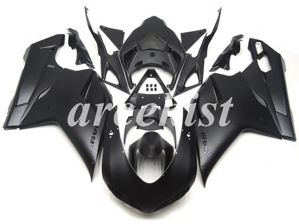 

новый abs инъекция полный обтекатели комплекты fit для ducati 848 evo 1198 2007 1098 2008 2009 2010 2011 2012 body установлен матовый черный