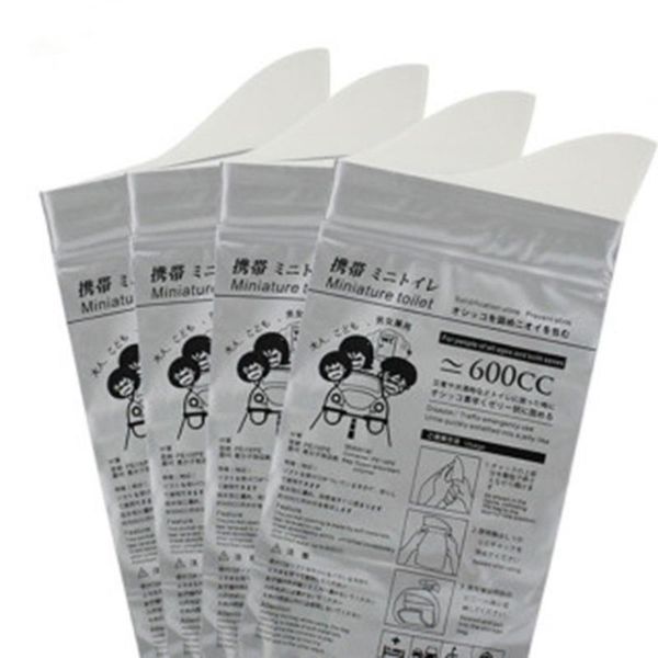 

4 pcs/set outdoor travel eco-friendly urine prevent stink mini vomit bags toilet disposable emergency tool