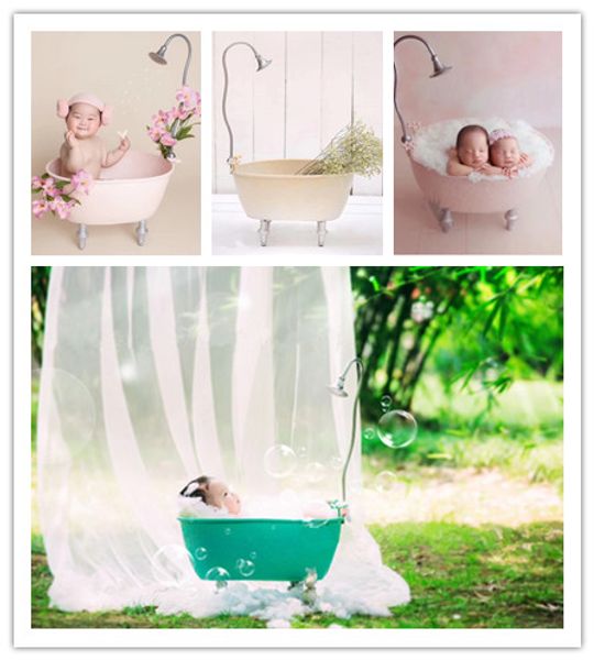 

newborn pgraphy props bathtub 100 days full moon baby iron creative props baby pgraphy