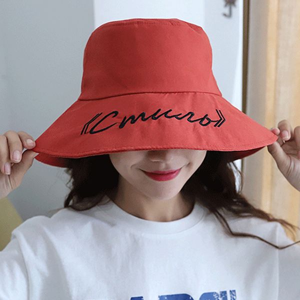 

new korean style letters peach velvet large brim sunscreen outdoor hat fisherman women hat j5, Blue;gray