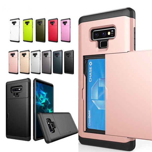 

Для Samsung Galaxy S10 Lite A310 A510 Чехол Слайд Доспех Кошелек Слот для Карты Держатель Крышки