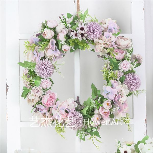 2020 40cm Artificial Wreaths Decor Wedding Decorative Wreath