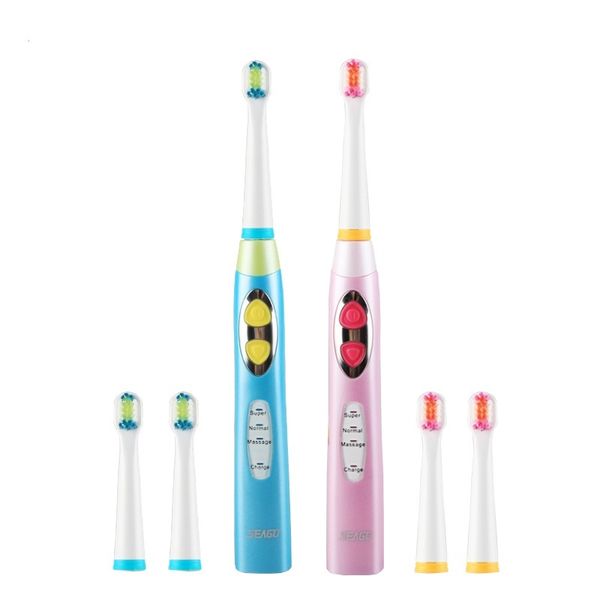 

seago electric toothbrush rechargeable powered toothbrush for children kid waterproof smart timer brushes safety dental care ek8