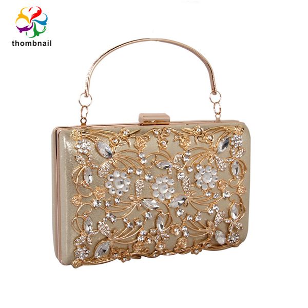 

2020 elegant crystal diamond handbag women clutch cocktail party evening bag bride wedding rhinestone bags purse