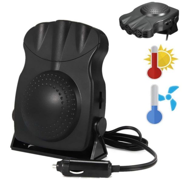 

2 in 1 car heating and cooling fan portable electric air conditioner heater windscreen window demister car-accessories