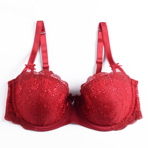 

сексуальное нижнее белье виктории маскарад женщин полное покрытие бюстгальтер вышивка цветочным узором кружева бюстгальтеры для женщин, Red;black