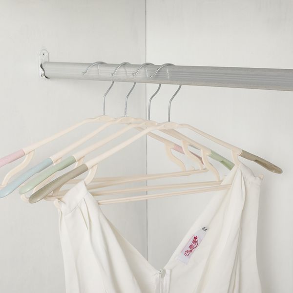 

household nothing trace coat hanger e539 wardrobe clothes frame clothes hanger windbreak a hook non-slip plastic will coat