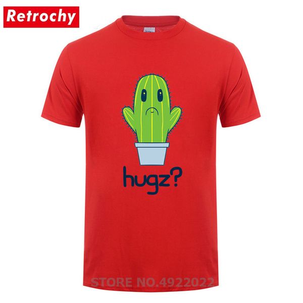 

kawaii cactus hugz t-shirt harajuku fleshy plant cactus t shirt men leisure cartoon graphic tshirt short sleeve tees, White;black