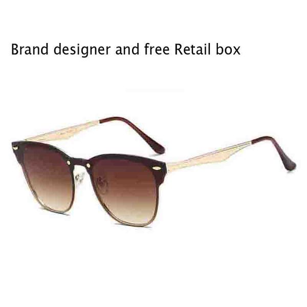 

марка дизайнер солнцезащитные очки мужчины женщины высокое качество металлический каркас объектива uv400 мода солнцезащитные очки очки пряма, White;black