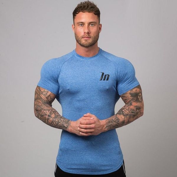 

new men compression t-shirts jogger sporting skinny tee shirt male gyms fitness bodybuilding workout black clothing, White;black