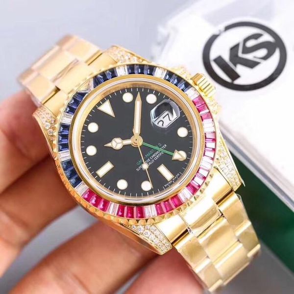 

ks 2836 автоматическое механическое движение водонепроницаемый мужской s роскошные часы роскошные мужские часы montre de luxe мужские роскош, Slivery;brown