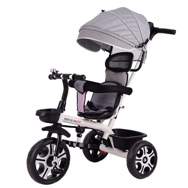 

children's tricycle bicycle 1-6 years old baby stroller kids bike seat adjustable three wheel stroller infant push chair cart