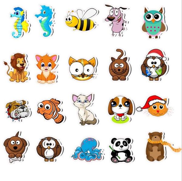 

2020 нового прибытия горячего продавая милые автомобили животных для детей наклейки для багажа вагонетка чехол для ноутбука скейтборд гитара