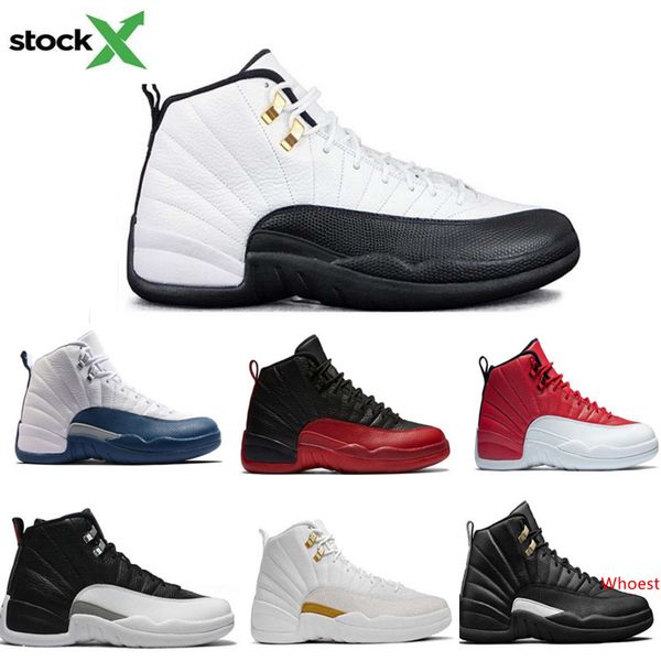 

designer shoes 12 12s ovo white gym red dark grey basketball shoes men taxi blue suede flu game cny sneakers size 47