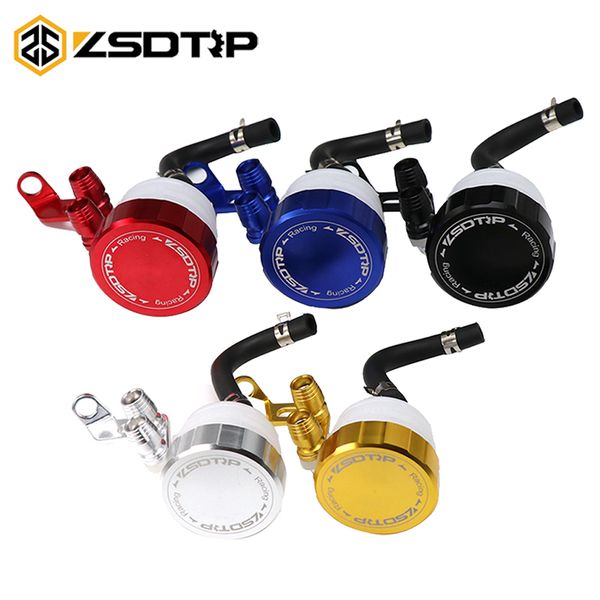 

zsdtrp motorcycle cnc brake fluid reservoir clutch tank oil fluid cup cover for yamaha yzf r1 r3 r6 r15 r25 r125