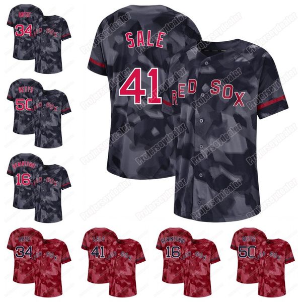 

28 J.D. Martinez CAMO Jersey Mookie Betts Chris Sale Red Sox Xander Bogaerts Dustin Pedroia Jackie Bradley Jr. Benintendi Baseball Jersey
