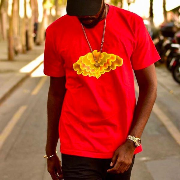 

supreme 19ss box logo cloud tee мужчины женщины мода печатный хип-хоп футболка простой повседневная лето с коротким рукавом улица скейтборд, White;black