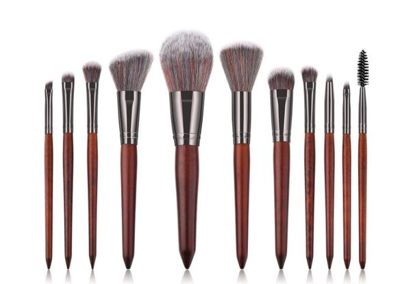 

beauty tools 11pcs makeup brushes set foundation brush set wooden handle brush