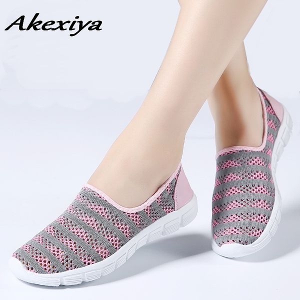 

flat shoes women sneakers ladies running 2019 summer women shoes plus size female mesh sneakers women's with platform