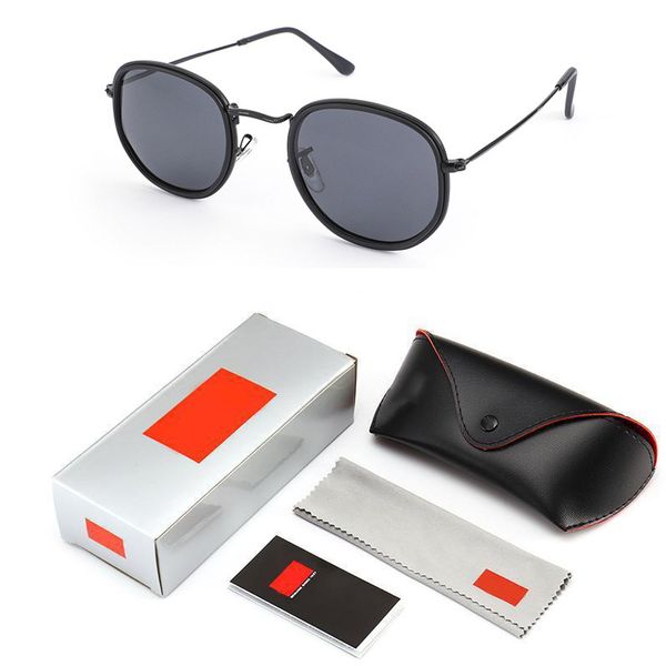 

brand sunglasses women 2019 polarized hd retro sunglasses men designer sunglasses driving glasses men's sun glasses with packing, White;black