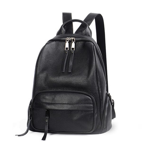 

spring and summer new leather backpack women's backpack multifunctional travel spring women's bag