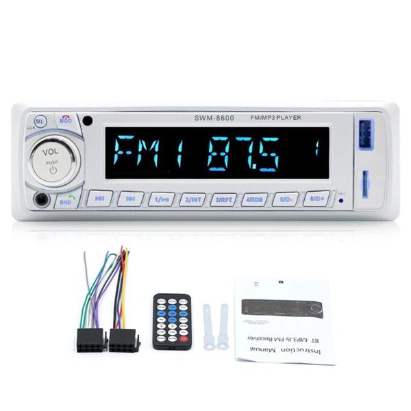 

автомобильный радиоприемник 1 дин в тире fm / sd card / usb mp3 мультимедиа плеер пульт дистанционного управления 12 v 4-канальный выход авт