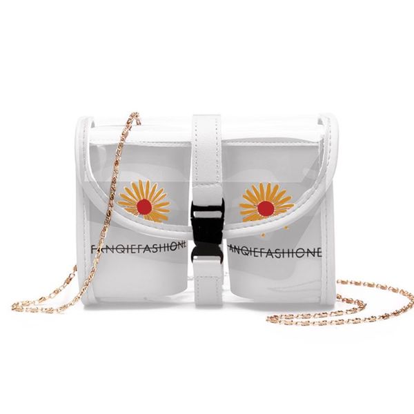 

women transparent small handbag shoulder bag summer beach purse crossbody tote 35ef