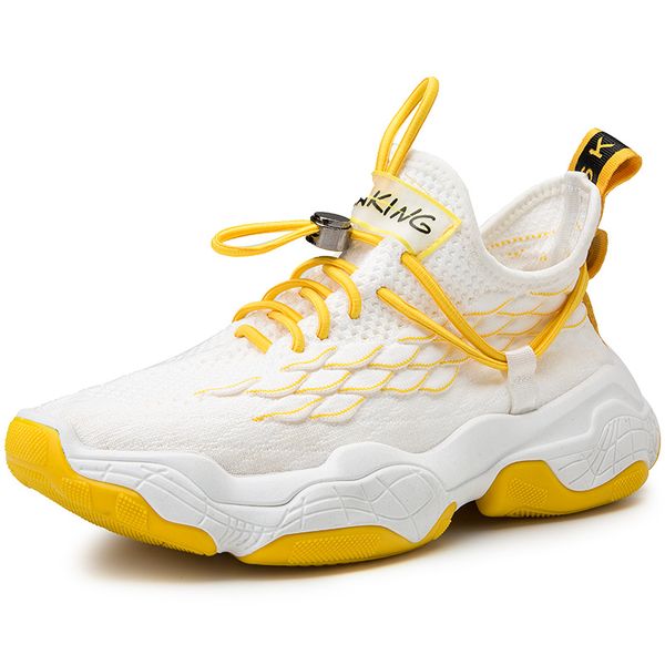 

joker light breathable brand casual sneakers summer new men running shoes comfortable outdoor non-slip men shoes, Black