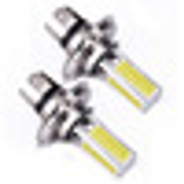 

2x 6000k h4 hb2 9003 led fog driving headlight light bulb white 12v 300ma set u1