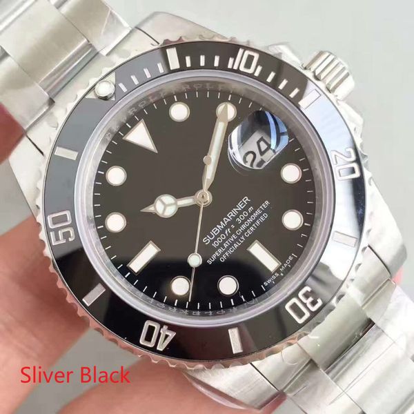 

20311 brand watche 8 13 rolex 13 men watch 40mm men automatic menchanical movement apphire gla with green box 11, Slivery;brown