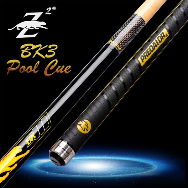 

preoaidr bk3 pool cue 11.75 12.75mm tip selected solid maple shaft uni-lock silica wrap professional billiard cue for beginner