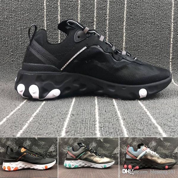 

new air react element undercover men women running shoes designer sports mens womens trainers sail light bone sneakers 36-45