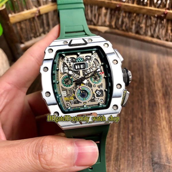 

лучшие версии рм 11-03 макларен материал широко карбон белый чехол скелет циферблат flyback хронограф автоматический почтовый индекс rm11-03, Slivery;brown