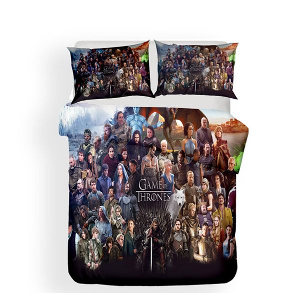 Compre 3d Game Of Thrones Design Conjunto De Cama Capa De