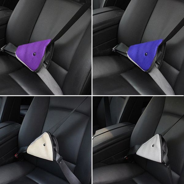 

10pcs practical car safety cover strap adjuster pad harness clip children purple baby kids seat belt