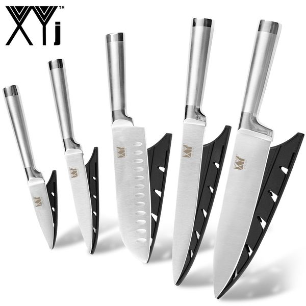 Xyj Kitchen Tools Kitchen Knife Set Chef Slicing Santoku Utility