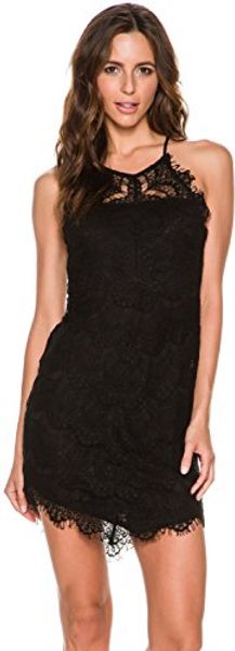 

people women's she's got it sleeveless lace slipdress, Black;gray