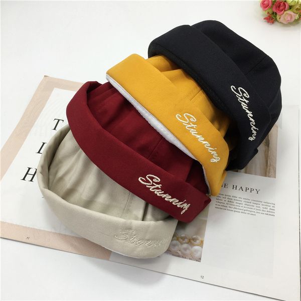 

landlord hat woman agitation people street hip-hop hats are full of elegant rascals skullcap male nothing eaves search edge hats, Blue;gray
