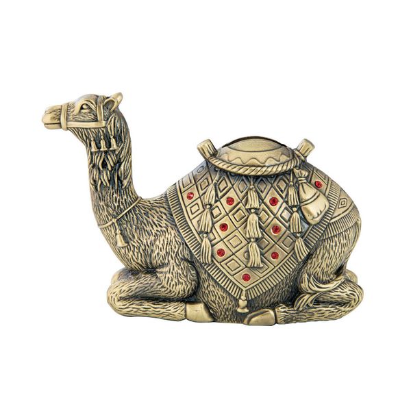 Vintage Camel Shape Piggy Bank Antique Bronze Color Metal Money Box de liga de zinco Presentes de aniversário para crianças