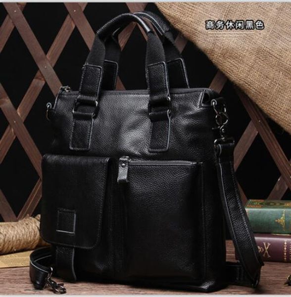 

ocean treasure's latest selling leather bag for men casual men shoulder business computer bag first layer leather fashion trend