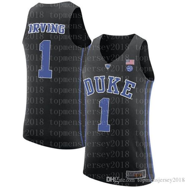 

ncaa christian laettner rj barrett 1 zion williamson jersey .j. redick 2 cameron reddish kyrie mens irving university basketball 2020, Black